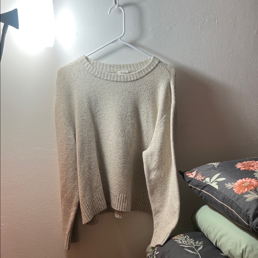 Ana Cozy Cream Sweater